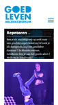 Mobile Screenshot of muziekcentrumgoedleven.be